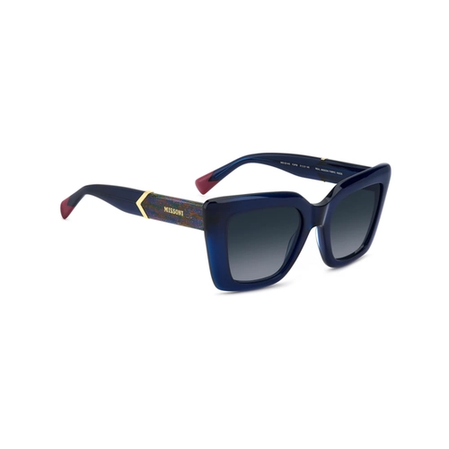 Óculos de Sol Missoni MIS 0214/S PJP 5108 S Acetato Azul com lentes na cor Azul Degradê
