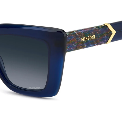 Óculos de Sol Missoni MIS 0214/S PJP 5108 S Acetato Azul com lentes na cor Azul Degradê
