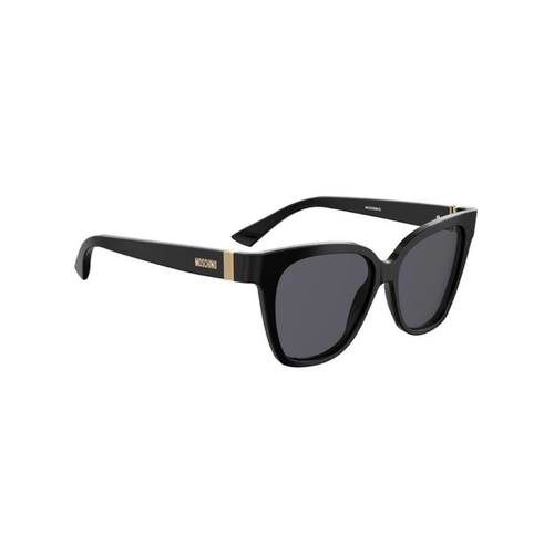 Óculos de Sol Moschino MOS066/S 807 55IR S Acetato Preto com lentes na cor Cinza