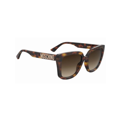 Óculos de Sol Moschino MOS146/S 05L 55HA S Acetato Marrom Mesclado com lentes na cor Marrom Degradê