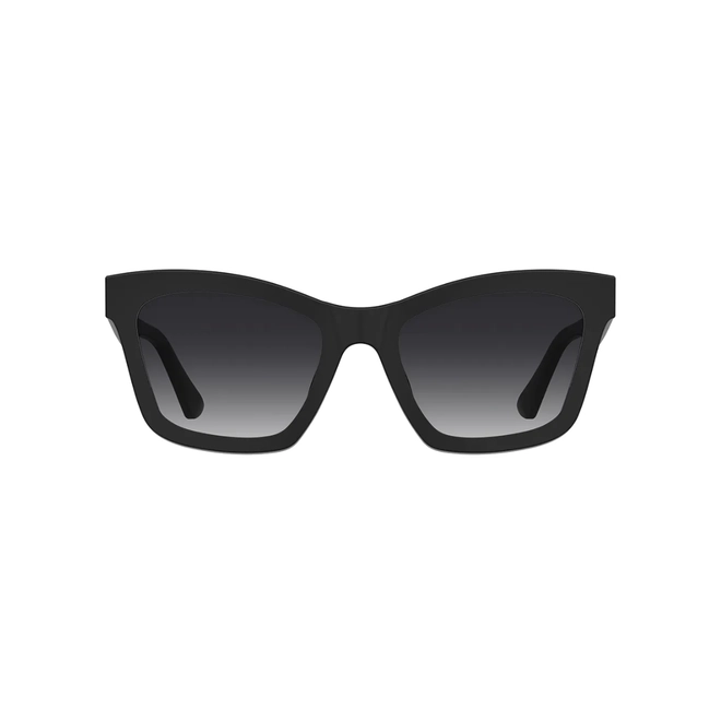 Óculos de Sol Moschino MOS156/S 807 549O S Acetato Preto com lentes na cor Cinza Degradê 2