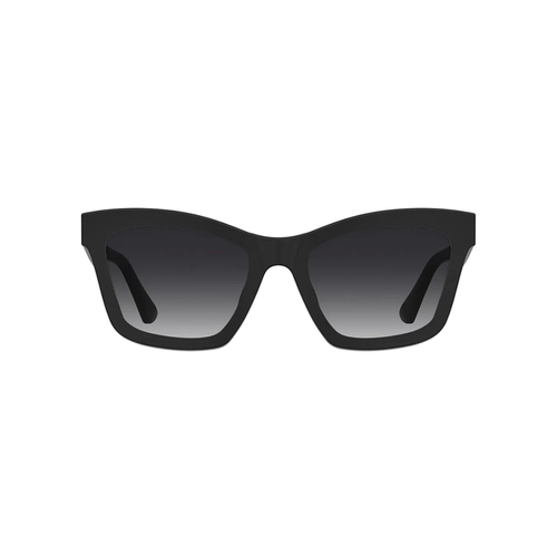 Óculos de Sol Moschino MOS156/S 807 549O S Acetato Preto com lentes na cor Cinza Degradê