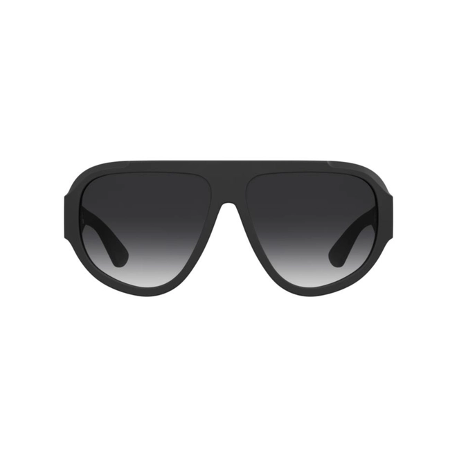 Óculos de Sol Moschino MOS183/S 003 619O S Acetato Preto Fosco com lentes na cor Cinza Degradê 2