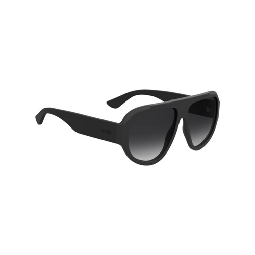 Óculos de Sol Moschino MOS183/S 003 619O S Acetato Preto Fosco com lentes na cor Cinza Degradê