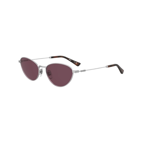 Óculos de Sol Moschino MOS177/S 010 57UR S Metal Prateado com lentes na cor Violeta
