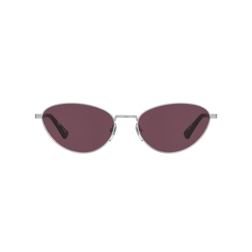 Óculos de Sol Moschino MOS177/S 010 57UR S Metal Prateado com lentes na cor Violeta