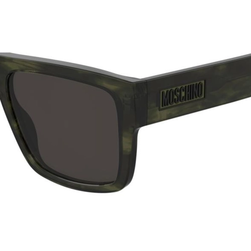 Óculos de Sol Moschino MOS187/S 6AK 56IR S Acetato Verde Mesclado com lentes na cor Cinza