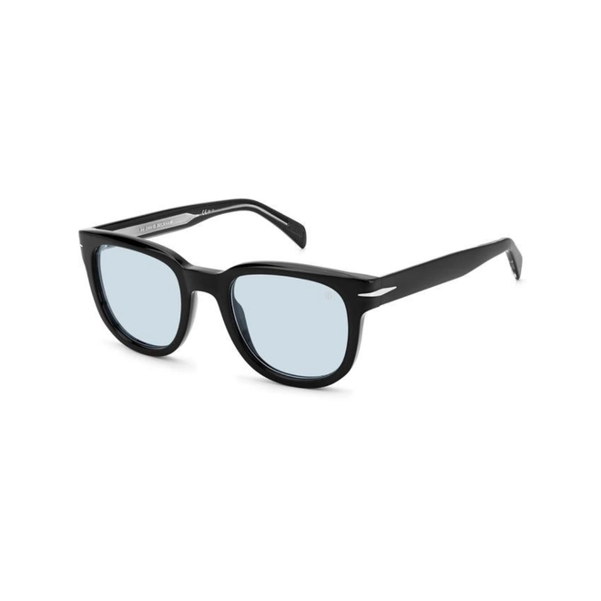 Óculos de Sol David Beckham DB 7092/S 7C5 51QZ S Acetato Preto com lentes na cor Azul Fotocromático 1