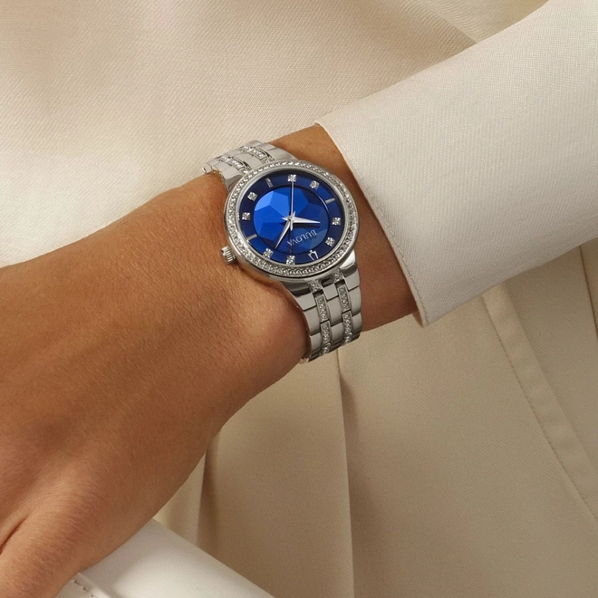 Relógio Bulova Phantom Crystal Feminino - 96L276 Azul 2