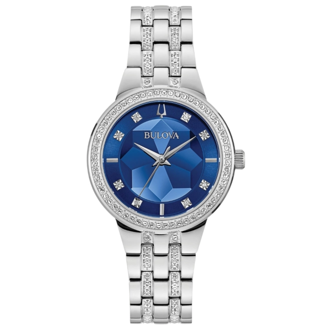 Relógio Bulova Phantom Crystal Feminino - 96L276 Azul 1
