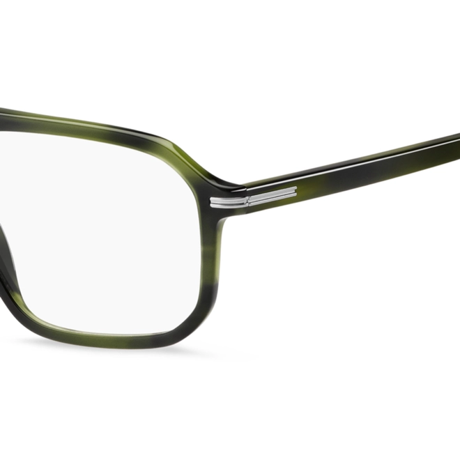 Óculos de Grau Hugo BOSS 1728 6AK 5617 R Acetato Verde Escuro 4