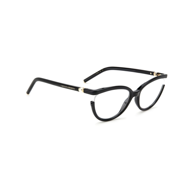Óculos de Grau Carolina Herrera CH 0005 807 5518 R Acetato Preto 3