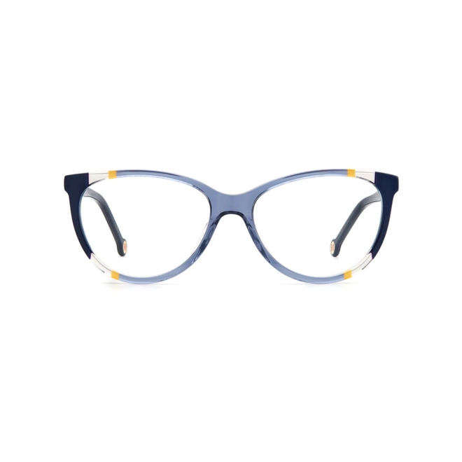 Óculos de Grau Carolina Herrera CH 0064 RTC 5516 R Acetato Azul Mesclado 2