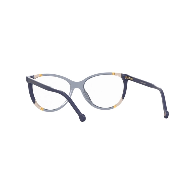 Óculos de Grau Carolina Herrera CH 0064 RTC 5516 R Acetato Azul Mesclado 5