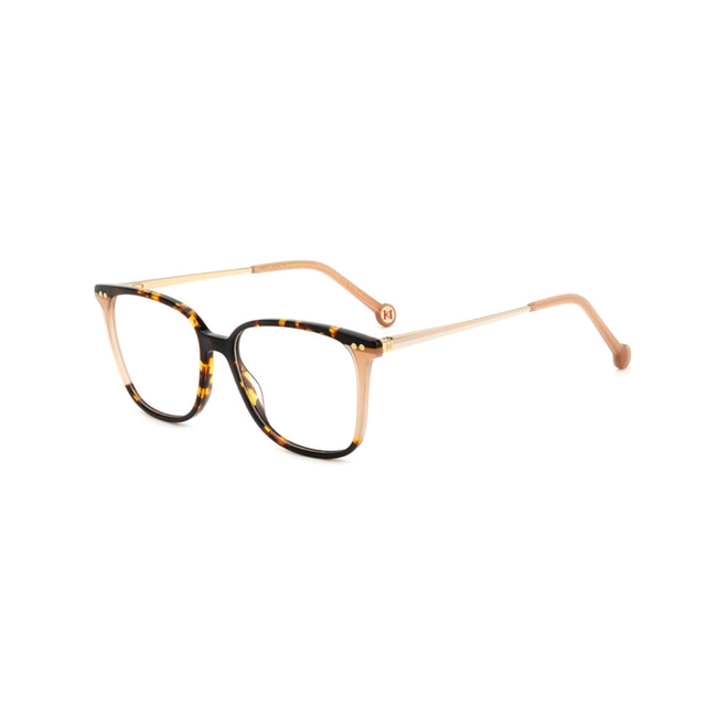Óculos de Grau Carolina Herrera HER 0165 XLT 5316 R Acetato Bege com Marrom Mesclado 1
