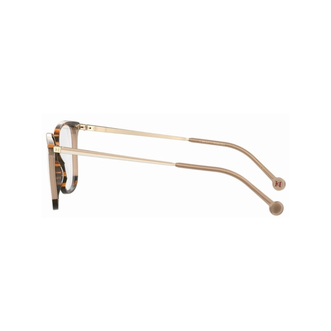Óculos de Grau Carolina Herrera HER 0165 XLT 5316 R Acetato Bege com Marrom Mesclado 4