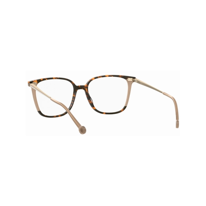 Óculos de Grau Carolina Herrera HER 0165 XLT 5316 R Acetato Bege com Marrom Mesclado 5