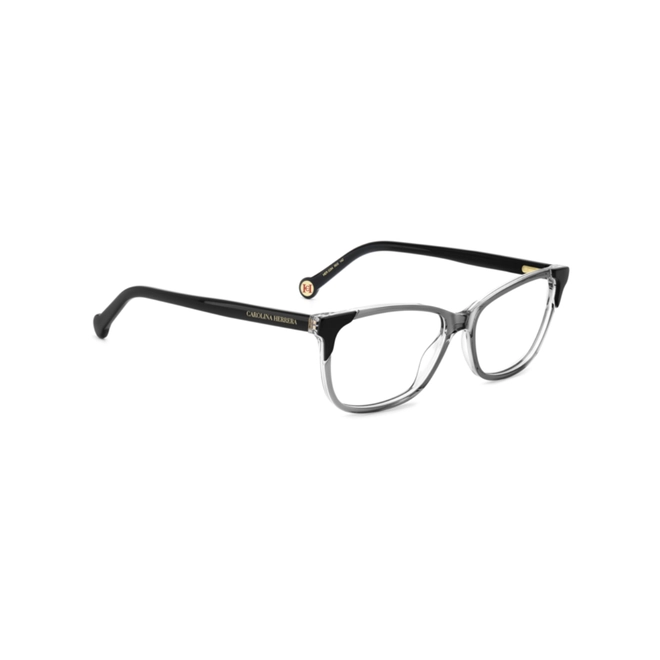 Óculos de Grau Carolina Herrera HER 0284 R6S 5314 R Acetato Cinza Transparente 3