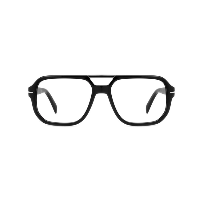 Óculos de Grau David Beckham DB 7108 ANS 5616 R Acetato Preto 2