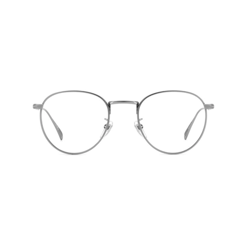 Óculos de Grau David Beckham DB 1147 R81 4921 R Titânio Cinza Fosco