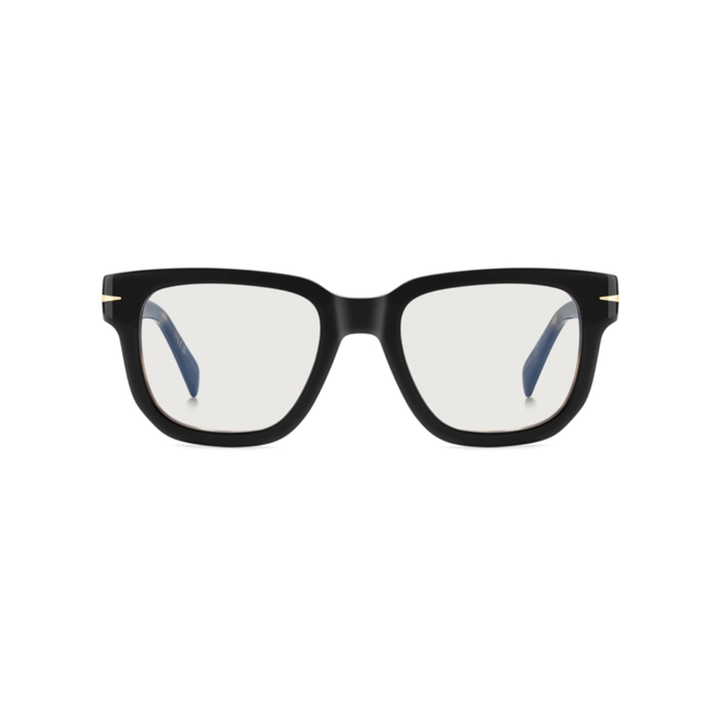 Óculos de Grau David Beckham DB 7130 WR7 5020 R Acetato Preto Mesclado 2
