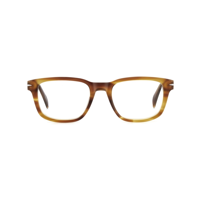 Óculos de Grau David Beckham DB 7141/F EX4 5119 R Acetato Marrom Mesclado 2
