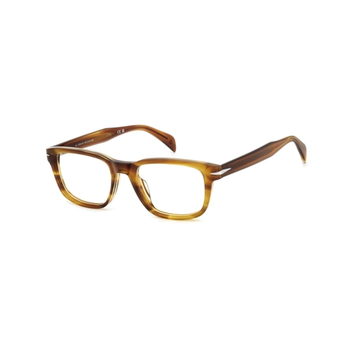Óculos de Grau David Beckham DB 7141/F EX4 5119 R Acetato Marrom Mesclado