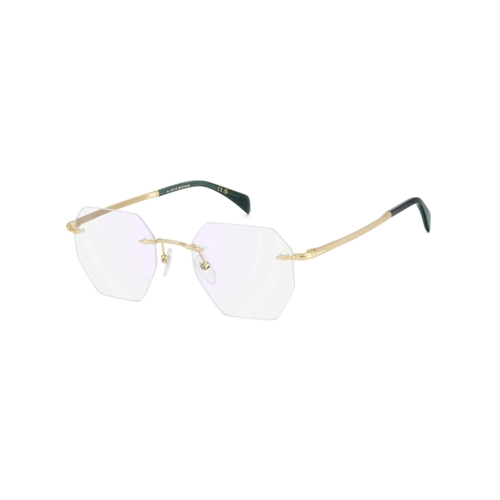 Óculos de Grau David Beckham DB 1189 AOZ 4919 R Metal Dourado