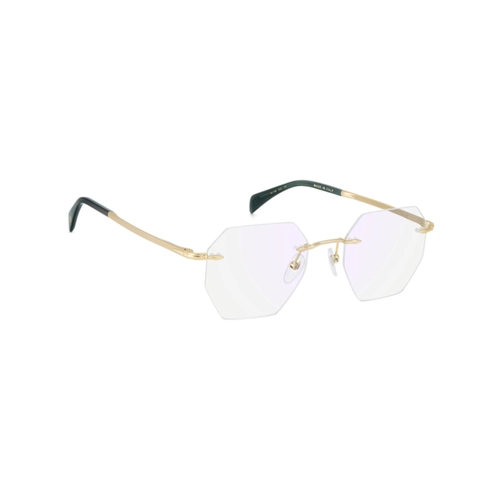 Óculos de Grau David Beckham DB 1189 AOZ 4919 R Metal Dourado