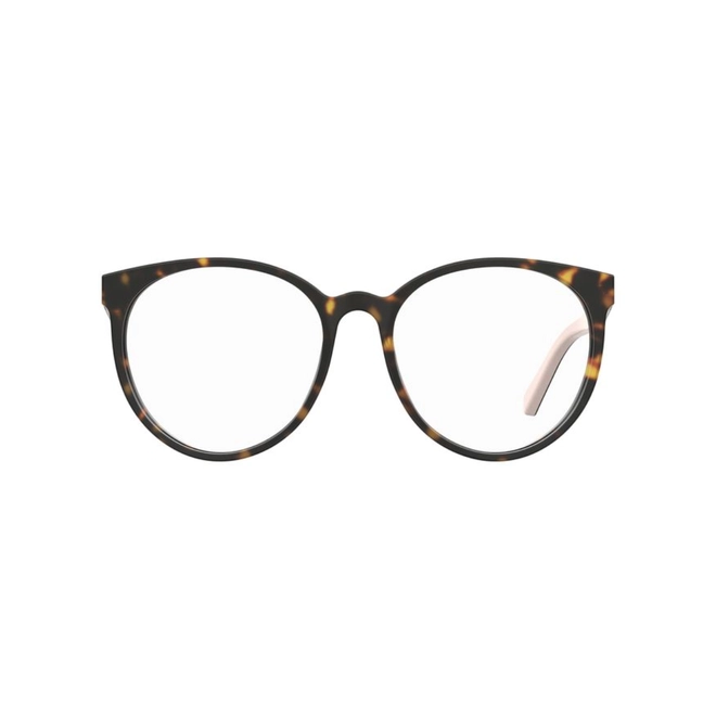 Óculos de Grau Love Moschino MOL582 086 5517 R Acetato Marrom Mesclado 2