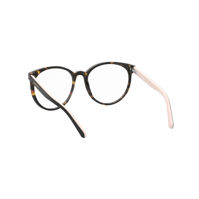 Óculos de Grau Love Moschino MOL582 086 5517 R Acetato Marrom Mesclado 5