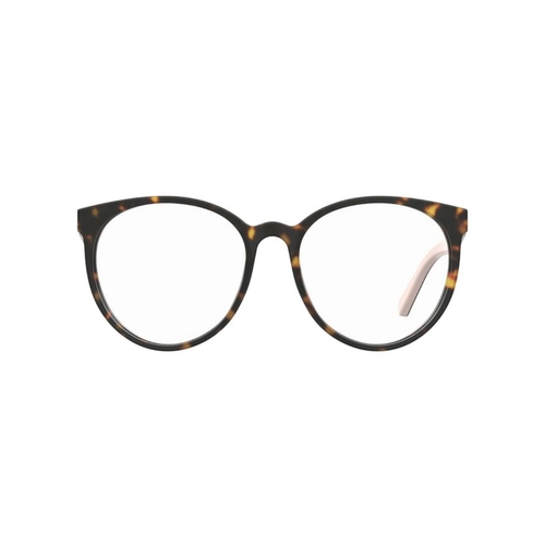 Óculos de Grau Love Moschino MOL582 086 5517 R Acetato Marrom Mesclado