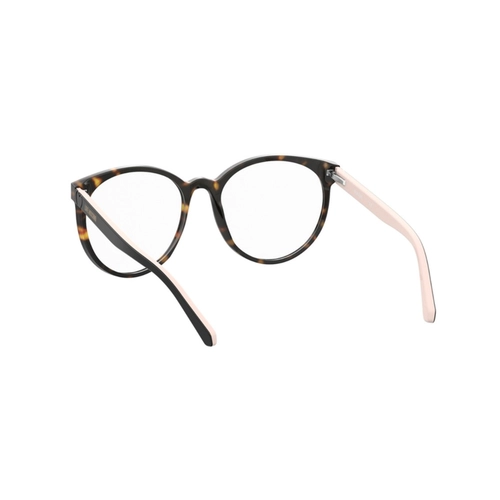 Óculos de Grau Love Moschino MOL582 086 5517 R Acetato Marrom Mesclado