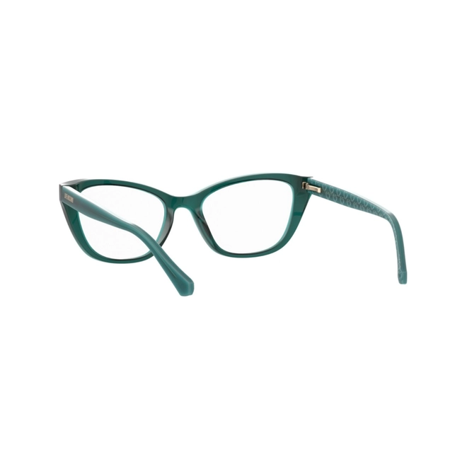 Óculos de Grau Love Moschino MOL636 1ED 5218 R Acetato Verde Turquesa Transparente 5