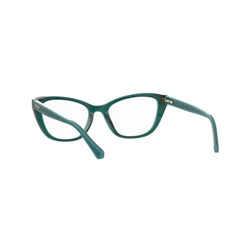 Óculos de Grau Love Moschino MOL636 1ED 5218 R Acetato Verde Turquesa Transparente