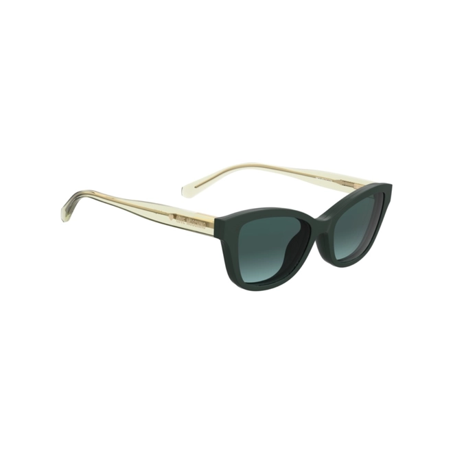 Óculos de Grau Love Moschino MOL657/C/TN 1ED 4917 S Acetato Verde com Clip-On na cor Verde Degradê 3