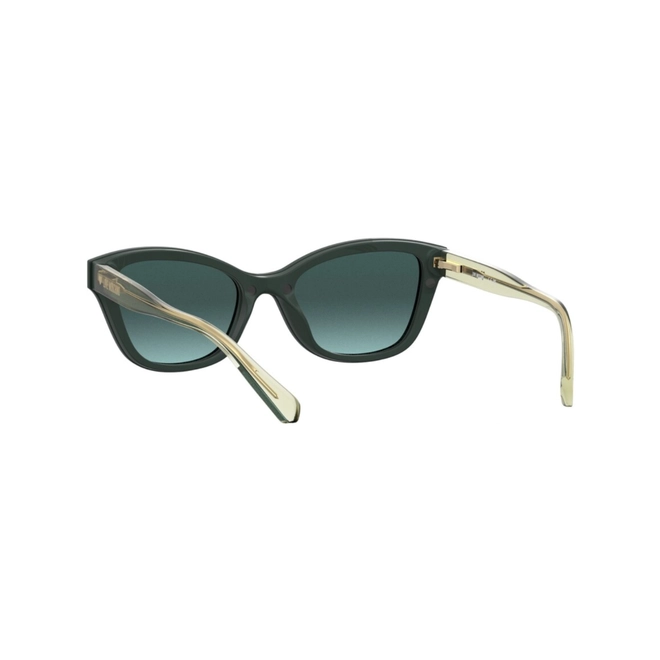 Óculos de Grau Love Moschino MOL657/C/TN 1ED 4917 S Acetato Verde com Clip-On na cor Verde Degradê 5