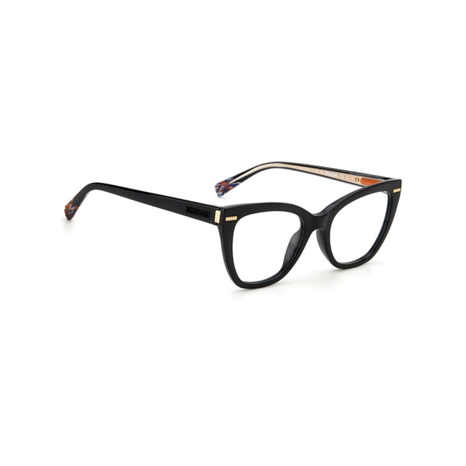 Óculos de Grau Missoni MIS 0072 807 5219 R Acetato Preto 3