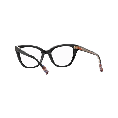 Óculos de Grau Missoni MIS 0072 807 5219 R Acetato Preto
