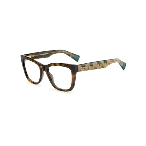 Óculos de Grau Missoni MIS 0081 086 5319 R Acetato Marrom Mesclado