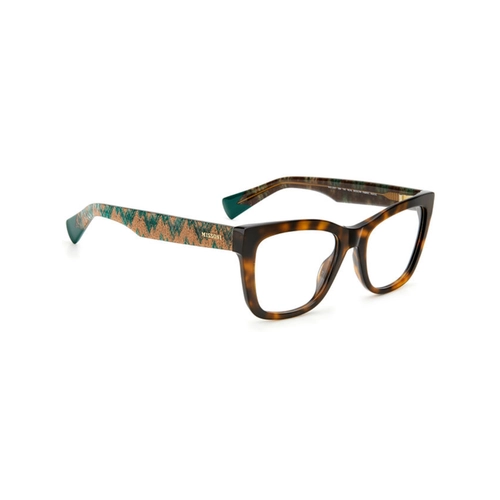 Óculos de Grau Missoni MIS 0081 086 5319 R Acetato Marrom Mesclado