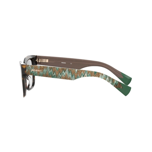 Óculos de Grau Missoni MIS 0081 086 5319 R Acetato Marrom Mesclado