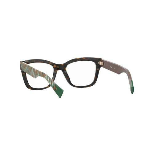 Óculos de Grau Missoni MIS 0081 086 5319 R Acetato Marrom Mesclado