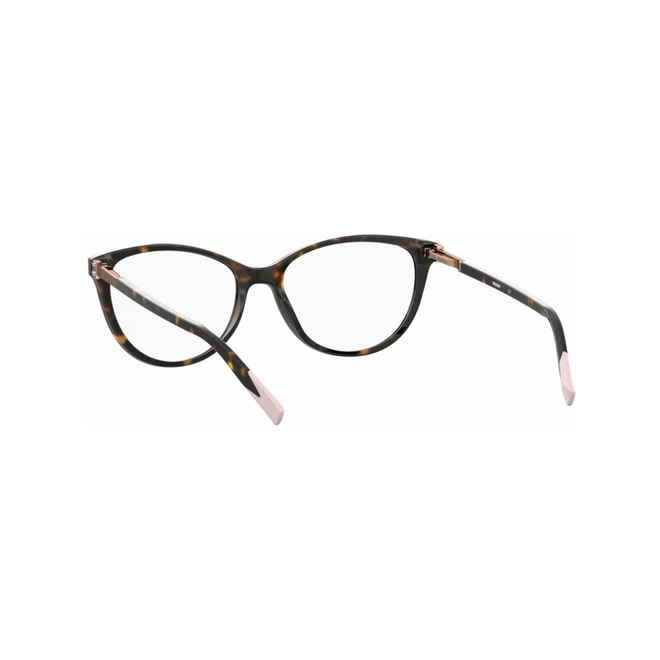 Óculos de Grau Missoni MIS 0142 086 5416 R Acetato Marrom Mesclado 5