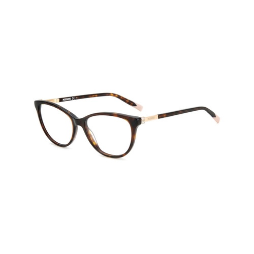 Óculos de Grau Missoni MIS 0142 086 5416 R Acetato Marrom Mesclado