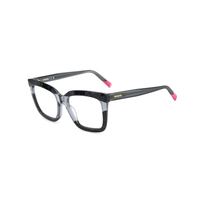 Óculos de Grau Missoni MIS 0173 UHX 5218 R Acetato Cinza Mesclado 1