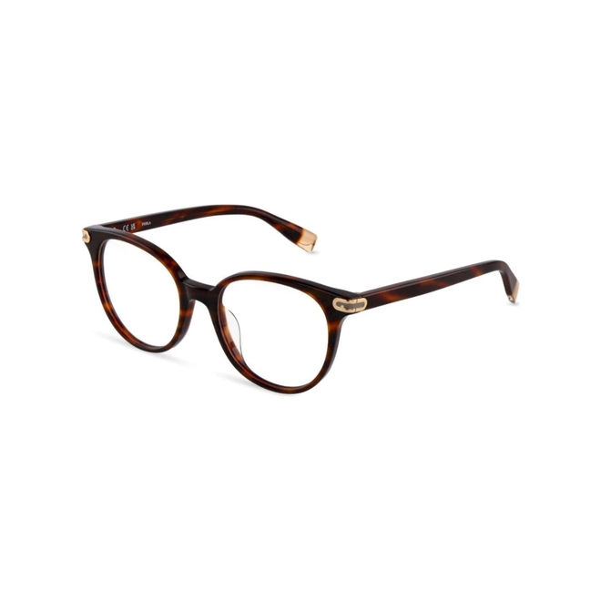 Óculos de Grau Furla VFUA97 510C10 Acetato Marrom Mesclado 1