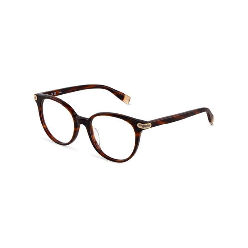 Óculos de Grau Furla VFUA97 510C10 Acetato Marrom Mesclado