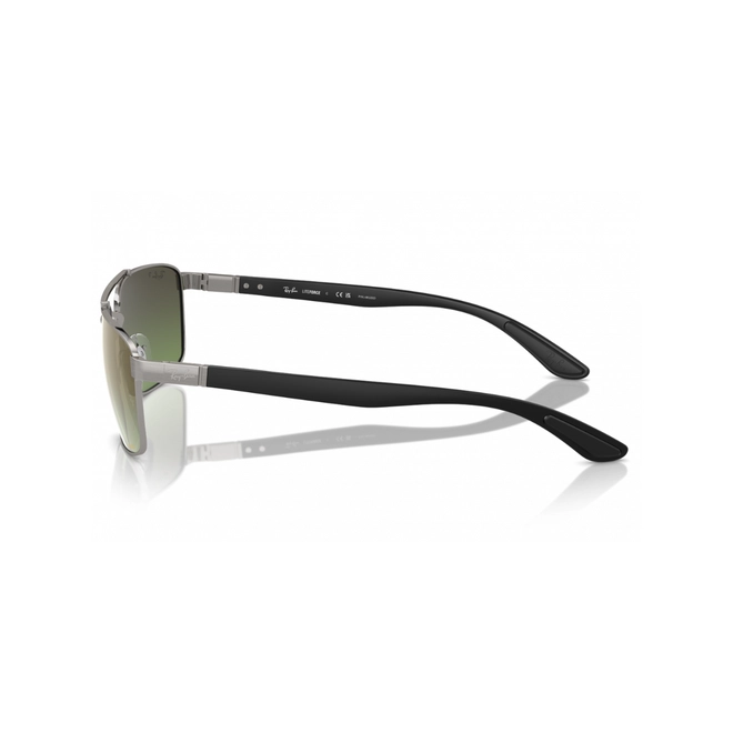 Óculos de Sol Ray-Ban 0RB3737CH 004/6O60 Metal Cinza Polido com lentes na cor Marrom e Verde Degradê Chromance 4