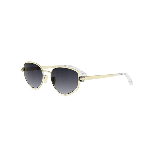 Óculos de Sol Bvlgari BV40085U_5533B Metal Dourado com lentes na cor Cinza Degradê